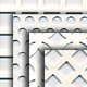 White Powder Coated Grilles